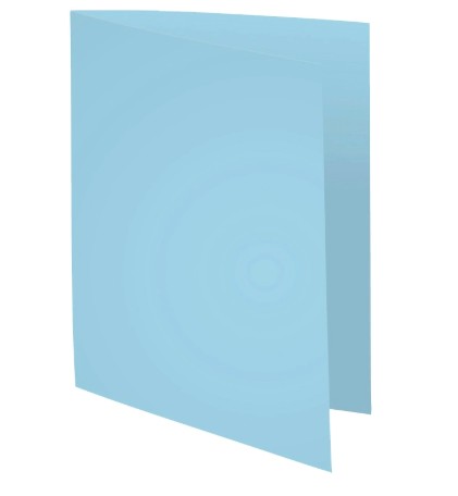 CHEMISE EXACOMPTA FOREVER CARTE SEMI RIGIDE RECYCLÉE 240X320MM 180G COLORIS BLEU CLAIR LOT 100 UNITÉS