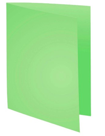 CHEMISE EXACOMPTA FOREVER CARTE SEMI RIGIDE RECYCLÉE 240X320MM 180G COLORIS VERT LOT 100 UNITÉS