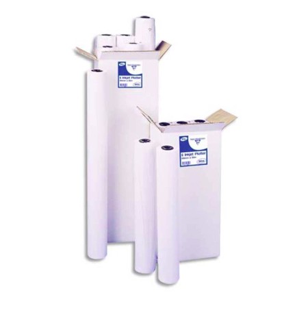 [2651C] PAPIER CLAIREFONTAINE UNIVERSEL BLANC LARGEUR 914MMX50M 80G APPLICATION JET D'ENCRE BOBINE