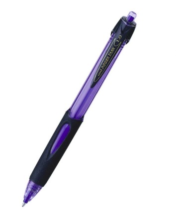 [SN220 B] STYLO-BILLE UNIBALL POWERTANK RÉTRACTABLE ÉCRITURE MOYENNE ENCRE COLORIS BLEU