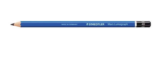 [10102] CRAYON GRAPHITE STAEDTLER MARS LUMOGRAPH 100 4B HEXAGONAL