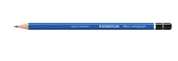 [10105] CRAYON GRAPHITE STAEDTLER MARS LUMOGRAPH 100 B HEXAGONAL