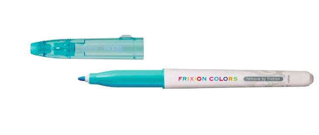 STYLO-FEUTRE PILOT FRIXION COLORS DESSIN EFFAÇABLE POINTE FIBRE RÉSISTANTE 2.5MM BLEU CLAIR
