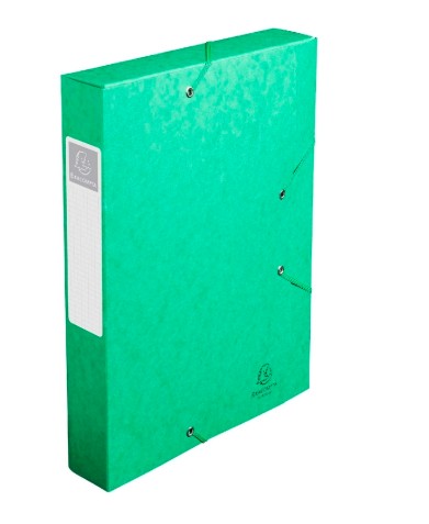 BOÎTE CLASSEMENT EXACOMPTA NATURE FUTURE CARTE LUSTRÉE 7/10E A4+ 240X320MM DOS 60MM 600G COLORIS VERT