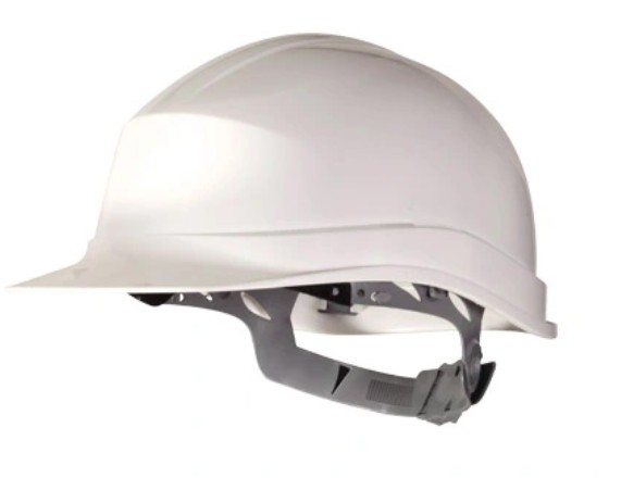 CASQUE DELTAPLUS CHANTIER ZIRCON 1 POLYÉTHYLÈNE SERRAGE GLISSIÈRE +50ºC/-10ºC ISOLEMENT ÉLECTRIQUE COLORIS BLANC