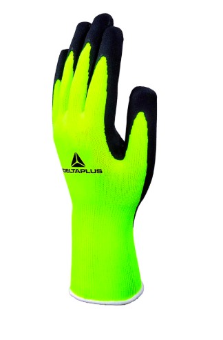 [10577] GANT TRICOT DELTAPLUS POLYESTER FLUO ENDUCTION MOUSSE LATEX JAUGE 13 TAILLE 9 PAIRE