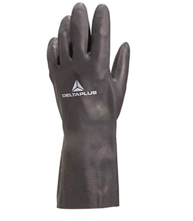 [10590] GANT NÉOPRÈNE DELTPALUS FLOQUÉ COTON LONGUEUR 30CM ÉPAISSEUR 0.75MM COLORIS NOIR TAILLE 6/7 PAIRE