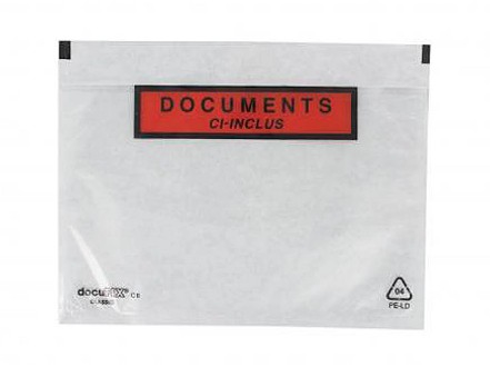 POCHETTE GPV POLYÉTHYLÈNE ADHÉSIVE 120X162MM TRANSPARENTE BOÎTE 1000 UNITÉS