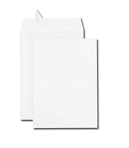 [10749] POCHETTE GPV DOS CARTON 500G VÉLIN BLANC 120G ANTI-PLI 24 260X330MM SACHET 25 UNITÉS