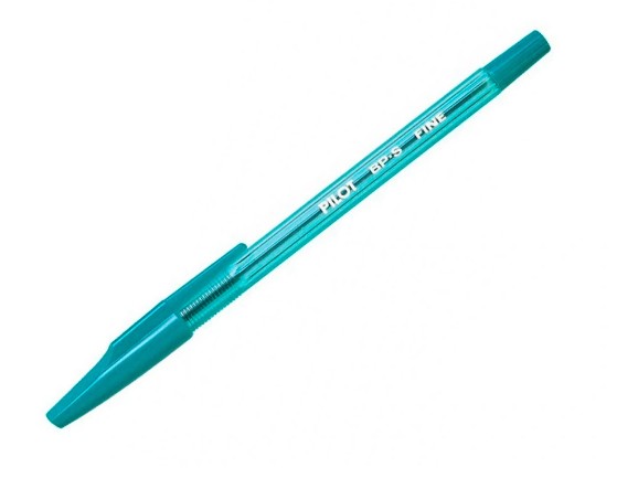 STYLO-BILLE PILOT BP-S ÉCRITURE FINE 0.3MM ENCRE DOUCE POINTE INDÉFORMABLE RECHARGEABLE CORPS TRANSLUCIDE COLORIS VERT