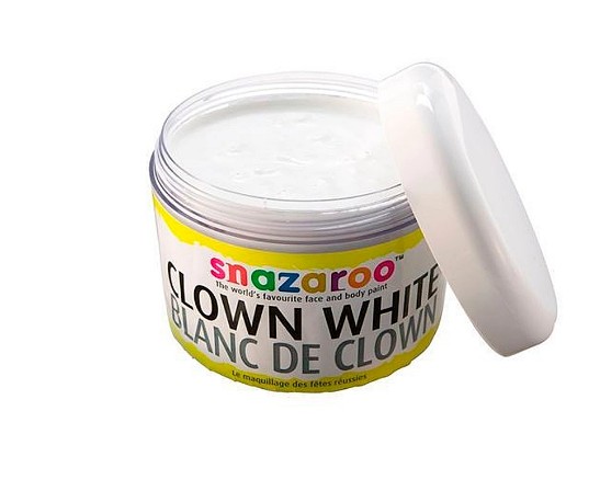 MAQUILLAGE SNAZAROO BLANC CLOWN UTILISATION SANS EAU COUVERTURE MAXIMALE POT 50ML