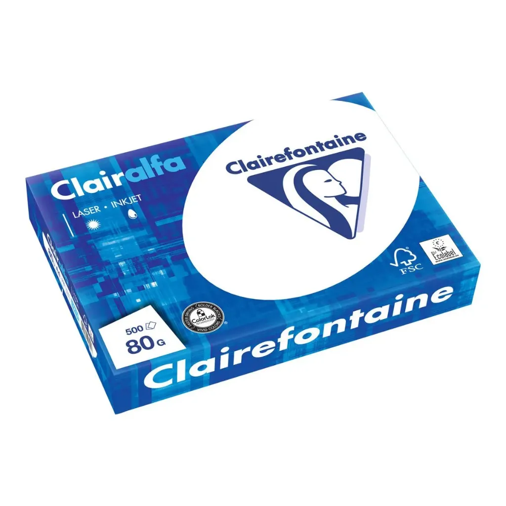 Clairefontaine ramette de papier blanc 80G